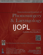 Cover of the International Journal of Phonosurgery and Laryngology