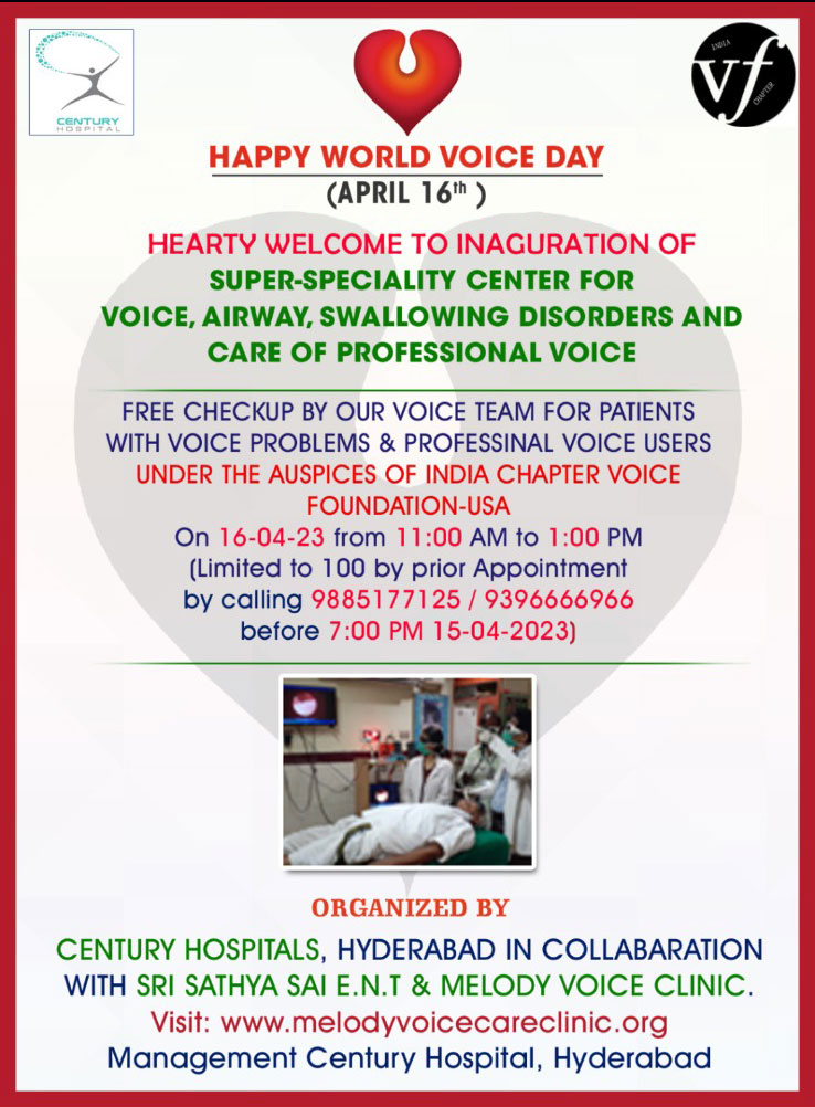 World Voice Day 2023 — Hyderabad photo 2
