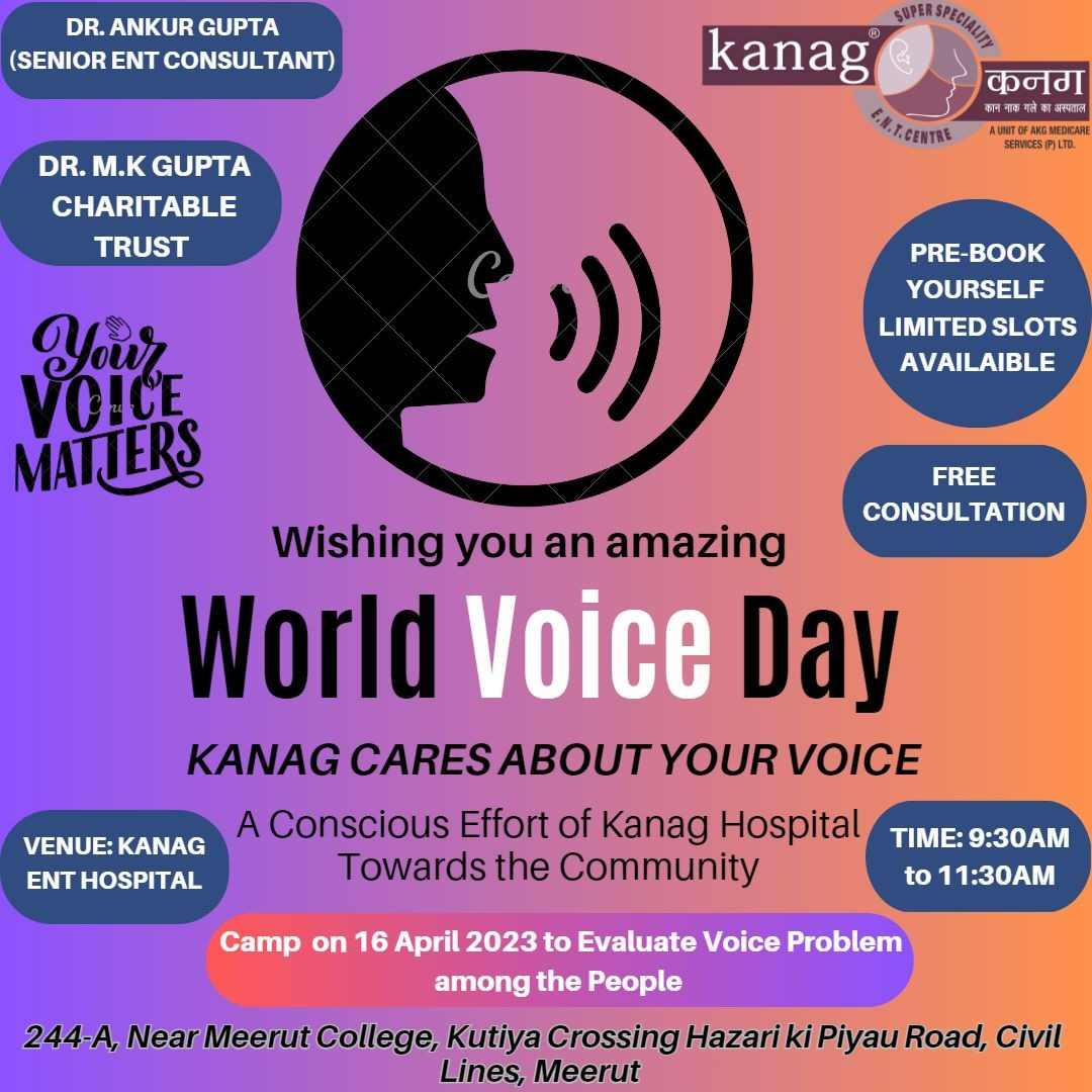 World Voice Day 2023 — Meerut photo 1