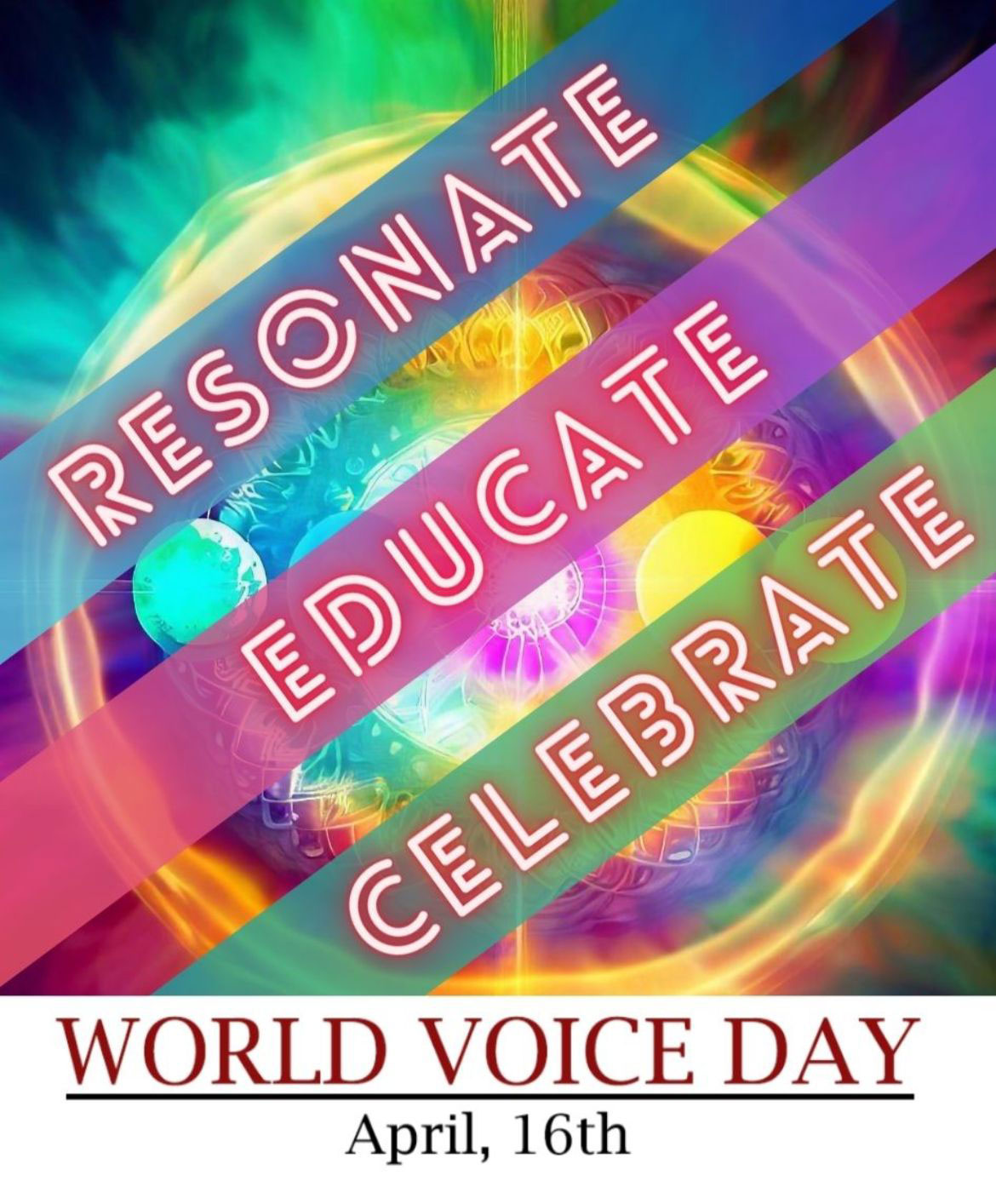 World Voice Day 2024 theme art